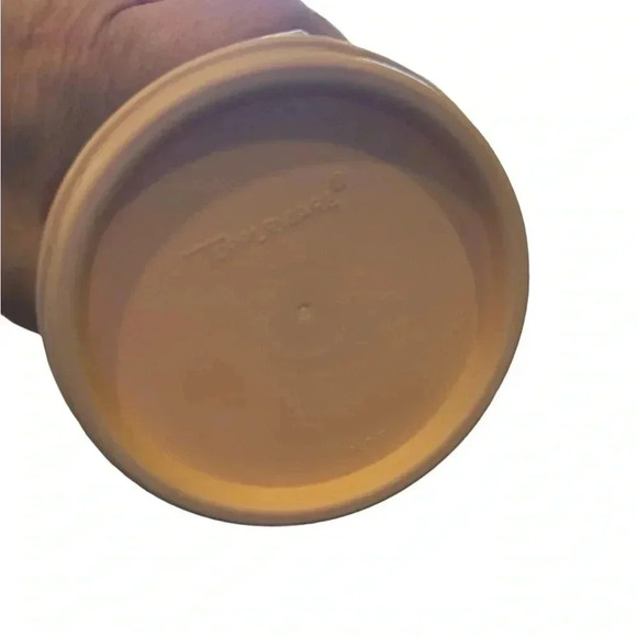 Vintage Tupperware #1643-18 Modular Mate Keeper with Pink Lid 1607-7 30 Fluid Oz - Picture 5 of 8